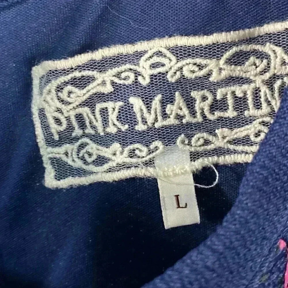 Pink Martini Pink Blue & Green Floral Sheath Dress - Picture 8 of 8